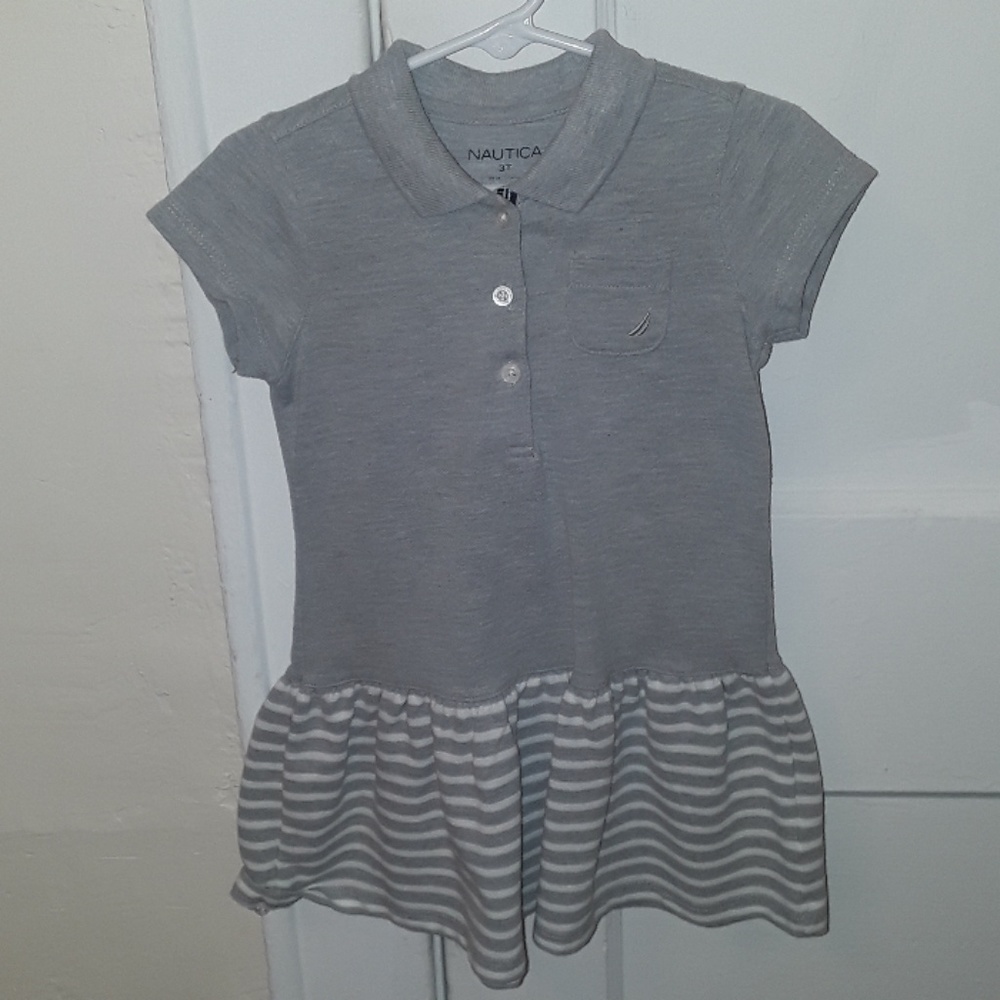 Nautica, Short Sleeved, Short Dress